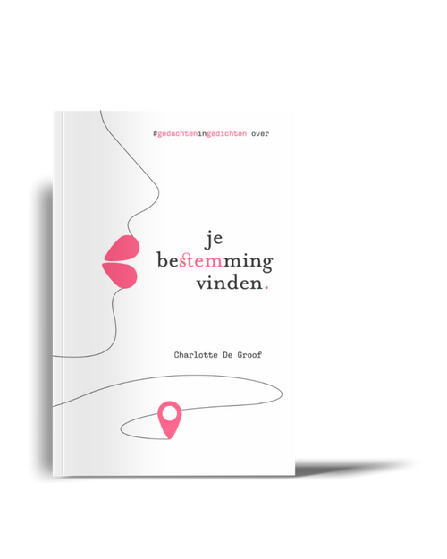Poëziedebuut Je bestemming vinden van actrice en woordkunstenaar Charlotte De Groof. Laat je inspireren en vind je stem via zeven vragen die we moeten stoppen met stellen.