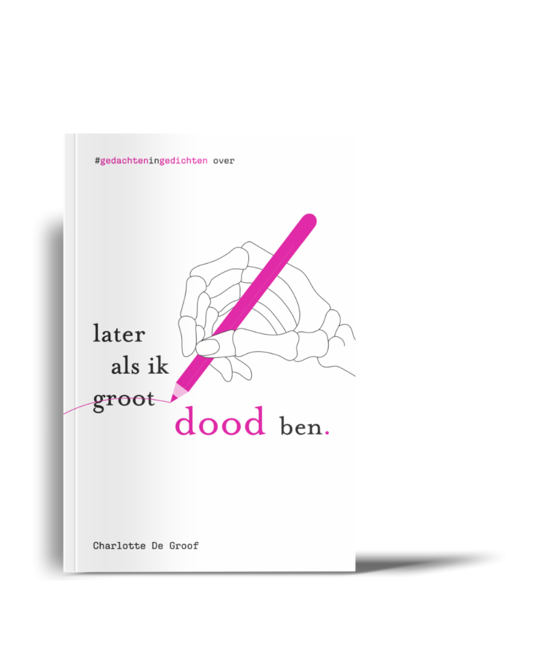 Boek Later als ik dood ben van Charlotte De Groof. 